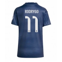 Real Madrid Rodrygo Goes #11 Uit tenue Dames 2025-26 Korte Mouw